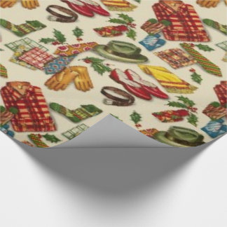 1950s Vintage Christmas Wrapping Paper