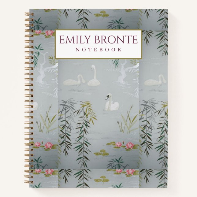 1950's vintage wallpaper Personalized  Notebook (Front)