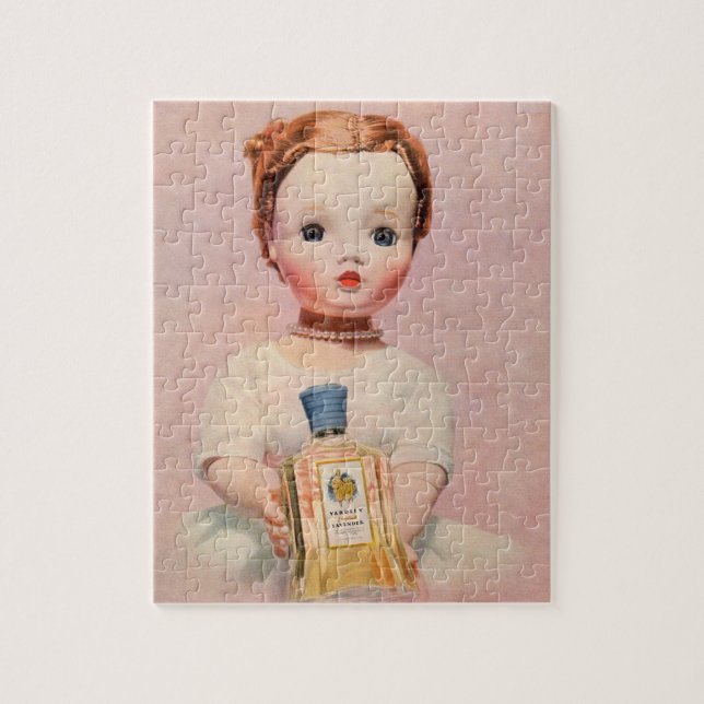 1950s Yardley ad with Madame Alexander doll Jigsaw Puzzle (Vertical)