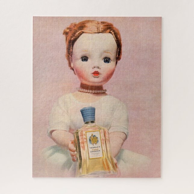 1950s Yardley ad with Madame Alexander doll Jigsaw Puzzle (Vertical)
