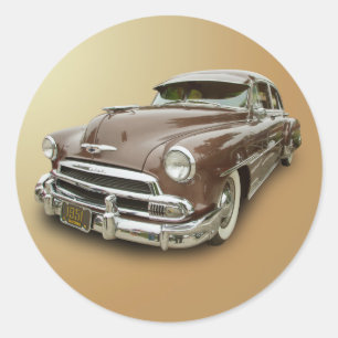 1951 CHEVROLET CLASSIC ROUND STICKER