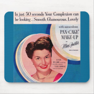1951 Esther Williams make-up ad Mouse Pad
