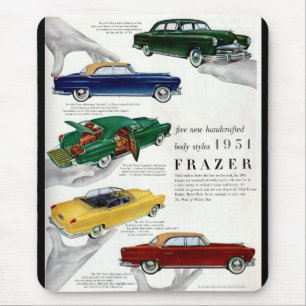 1951 Frazer autombile ad Mouse Pad