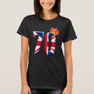 1952  2022 70 Anniversary The Queen's Platinum Jub T-Shirt