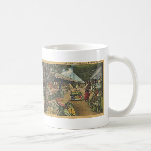 1952 Original Farmers Market, Hollywood, CA Coffee Mug (Right)