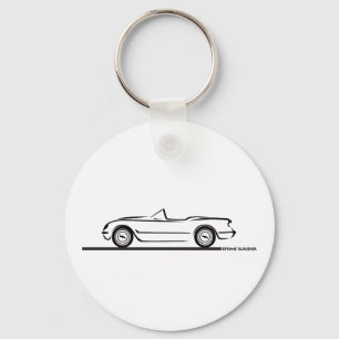 1953 1954 1955 Corvette Keychain