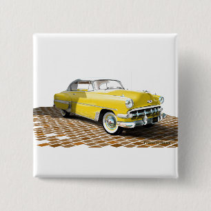 1953 Chevy 2 Inch Square Button
