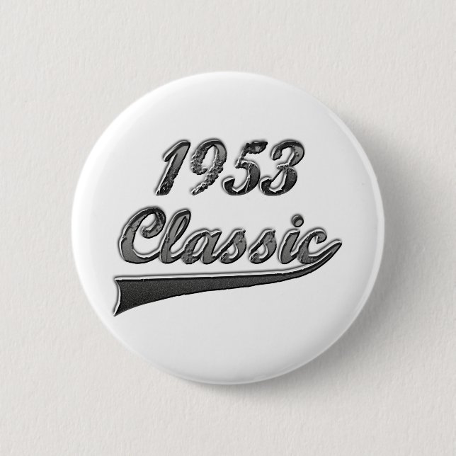 1953 Classic 2 Inch Round Button (Front)
