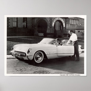 1953 Corvette Poster