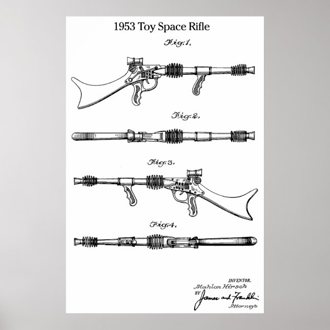 1953 Toy Space Rifle Poster (Front)