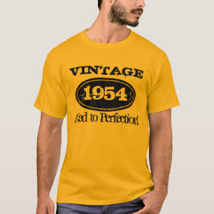 1954 âgé au T-shirt vintage d'anniversaire de la