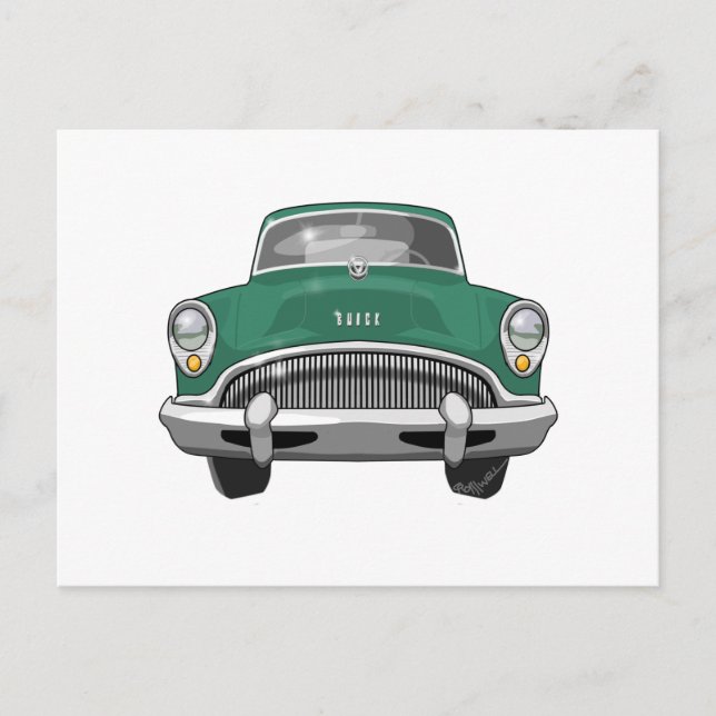 1954 Buick Roadmaster Postcard (Front)