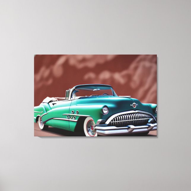 1954 Classic Car Canvas Print (Front)