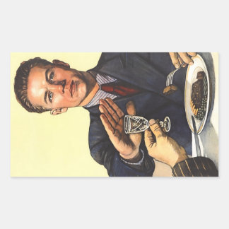 1954 Soviet Anti-alcohol Poster Sticker