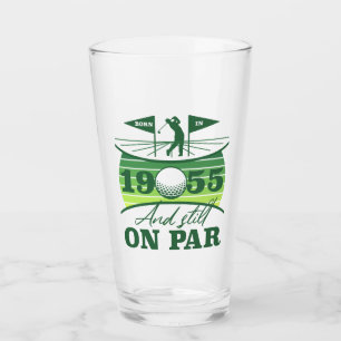 1955 70th Birthday Golf Humour Glass