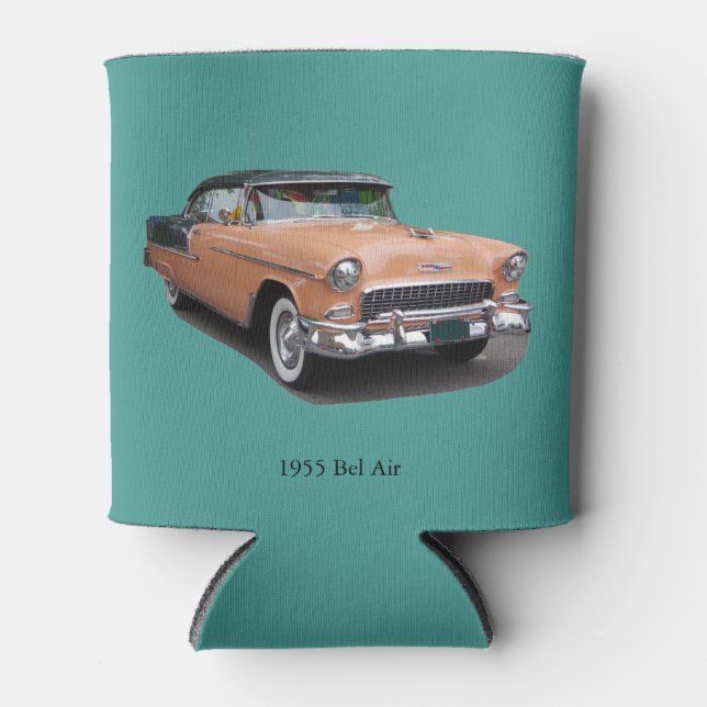 1955 Bel Air brown can cooler (Front)