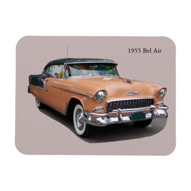 1955 Brown Bel Air magnet (Horizontal)