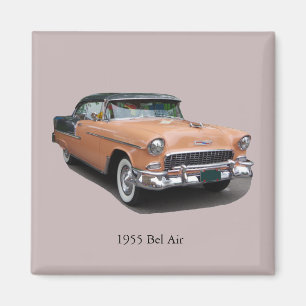 1955 Brown Bel Air Magnet