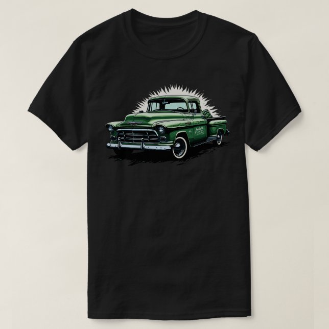 1955 Chevrolet 3100 pickup T-Shirt (Design Front)
