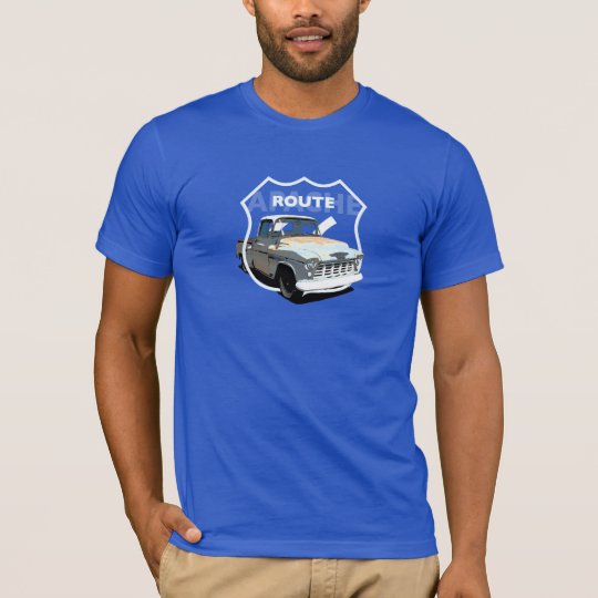 1955 Chevrolet Apache Truck Route 66 T-Shirt