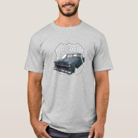 1955 Chevrolet Bel Air. 55 Blue Chevy. Route 66.