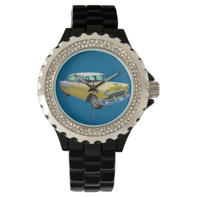 1955 Chevrolet Bel Air Antique Car Watch (Front)