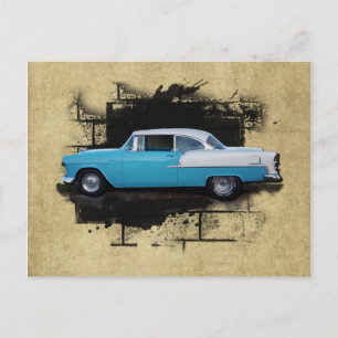 1955 Chevy Bel Air - Voitures Classiques - Carte p