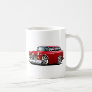 1955 Chevy Nomad Red Car Coffee Mug