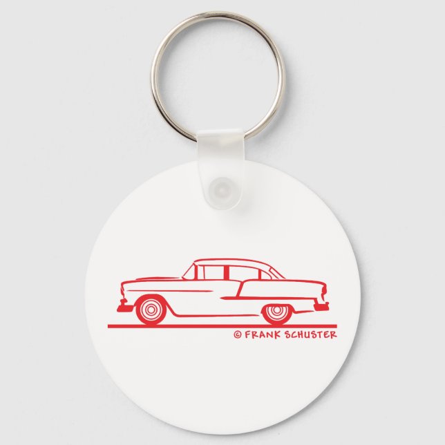 1955 Chevy Sedan Keychain (Front)