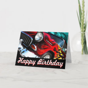 1955 Chevy V6 Hot Rod Card