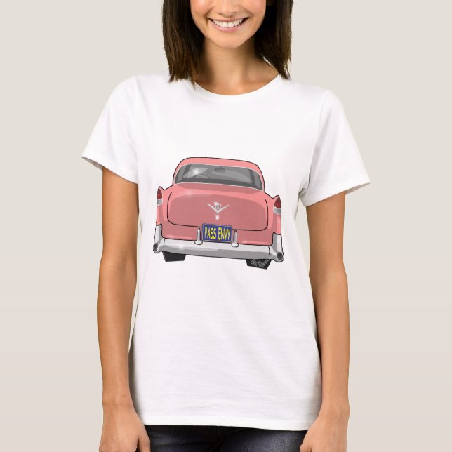 1955 Pink Cadillac T-Shirt (Front)