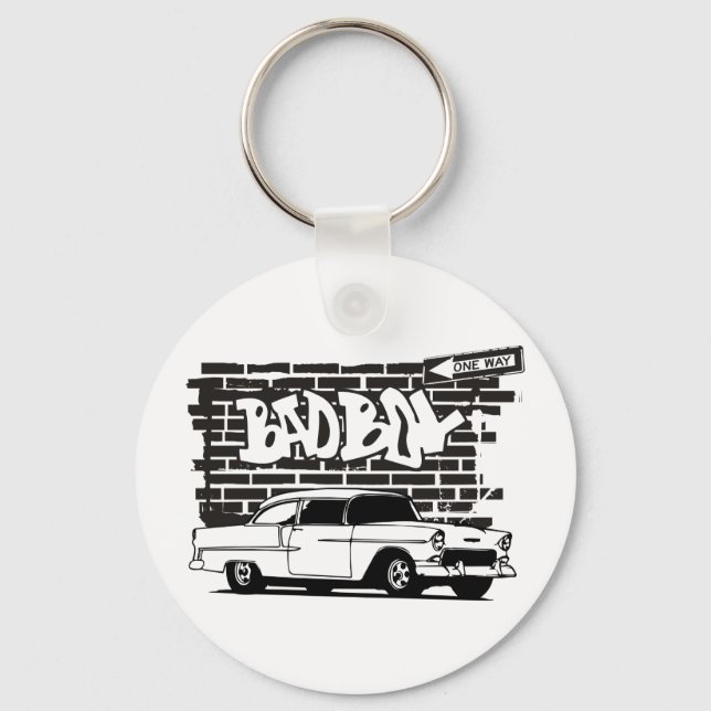 1955 Vintage Chevy Bad Boy Keychain (Front)