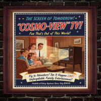 1955 Vintage Television Advertising Poster