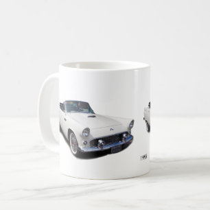1955 white convertible mugs