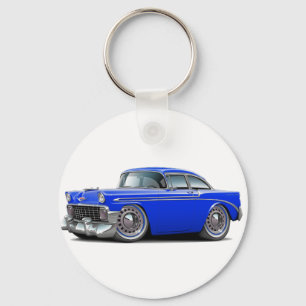 1956 Chevy Belair Blue Car Keychain