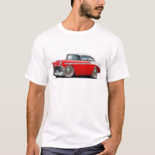 1956 Chevy Belair Red-White Car T-Shirt