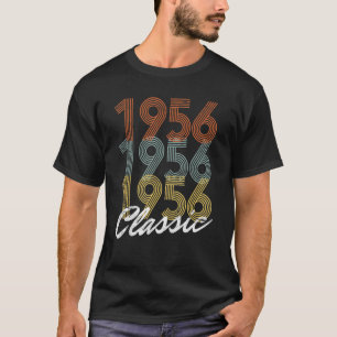 1956 Classic Vintage Birthday Born In 1956 Retro D T-Shirt