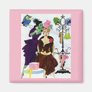 1956 Jealousy whispers into Gloria's ear Magnet