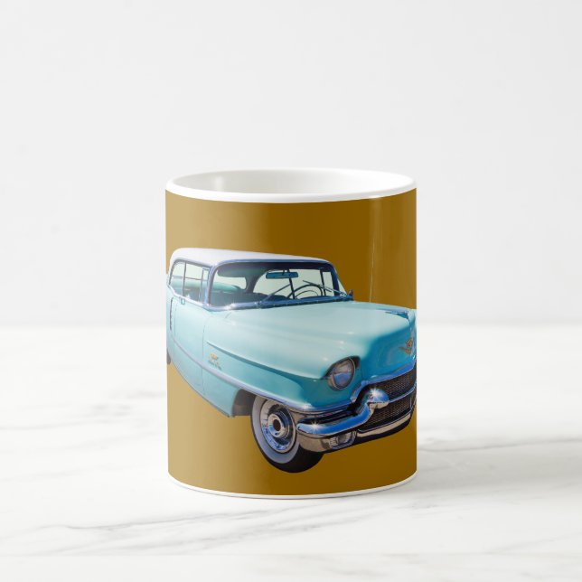 1956 Sedan Deville Cadillac Luxury Car Coffee Mug (Center)