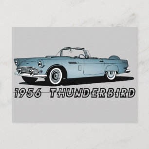 1956 Thunderbird Postcard