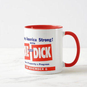 1956 Vote Ike and Dick Mug