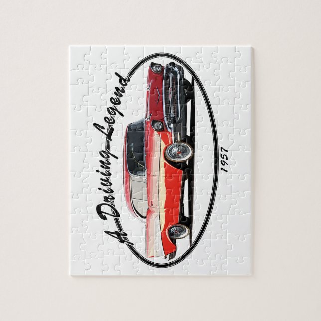 1957 BEL AIR RED JIGSAW PUZZLE (Vertical)