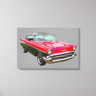1957 Chevrolet Bel Air Classic Car Canvas Print