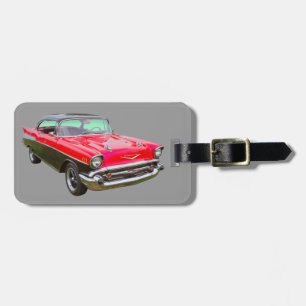 1957 Chevrolet Bel Air Classic Car Luggage Tag