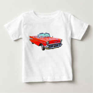 1957 Chevrolet Bel Air Convertible Antique Car Baby T-Shirt