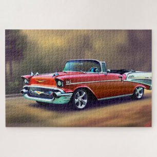 1957 Chevrolet classic car Jigsaw Puzzle