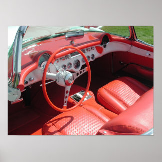 1957 Chevrolet Corvette Poster