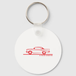 1957 Chevrolet Hardtop Coupe Keychain