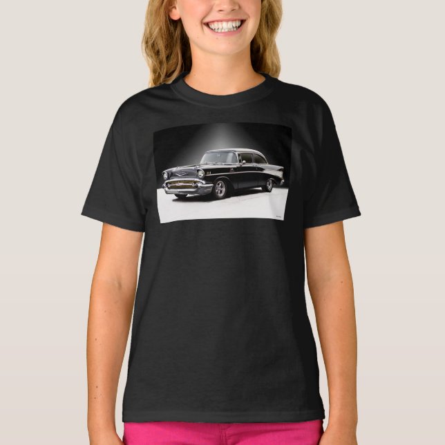 1957 Chevrolet &x27;Fuel Injected&x27; Bel Air Har T-Shirt (Front)