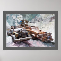 1957 Chevy Bel Air, Classic, junk Post Apocalypse